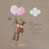 Quadretto Orsetto con Palloncini